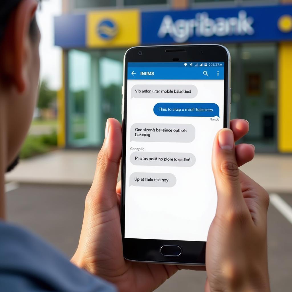 Nạp tiền điện thoại bằng tin nhắn Agribank