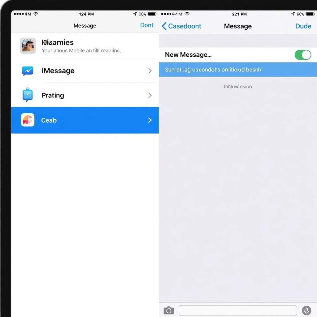 Nhận tin nhắn từ sim trên iPad qua iMessage