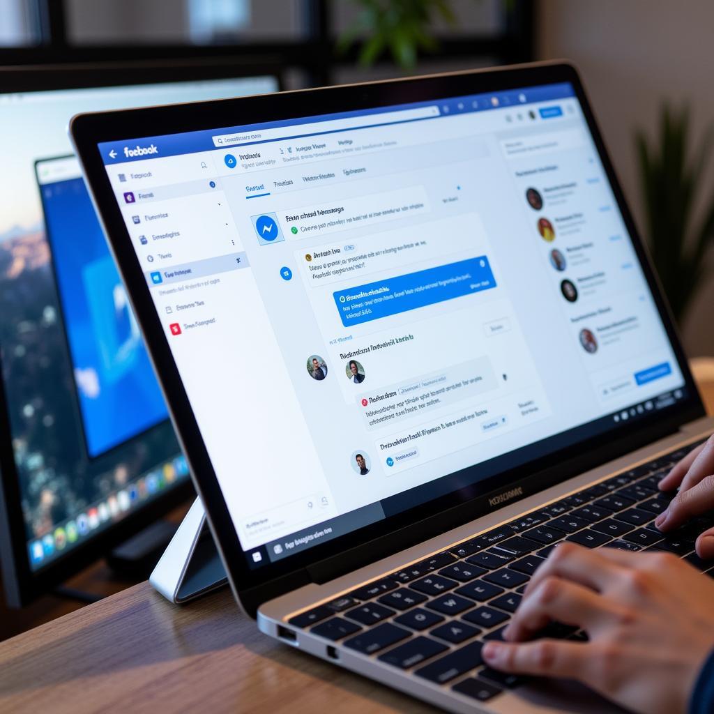 Quản lý nhiều cuộc trò chuyện Facebook trên máy tính