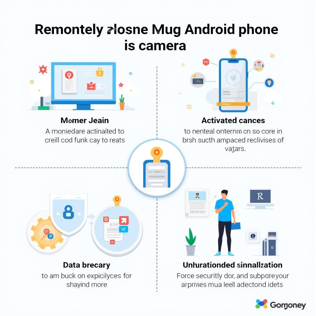 Rủi ro bảo mật khi bật camera Android từ xa