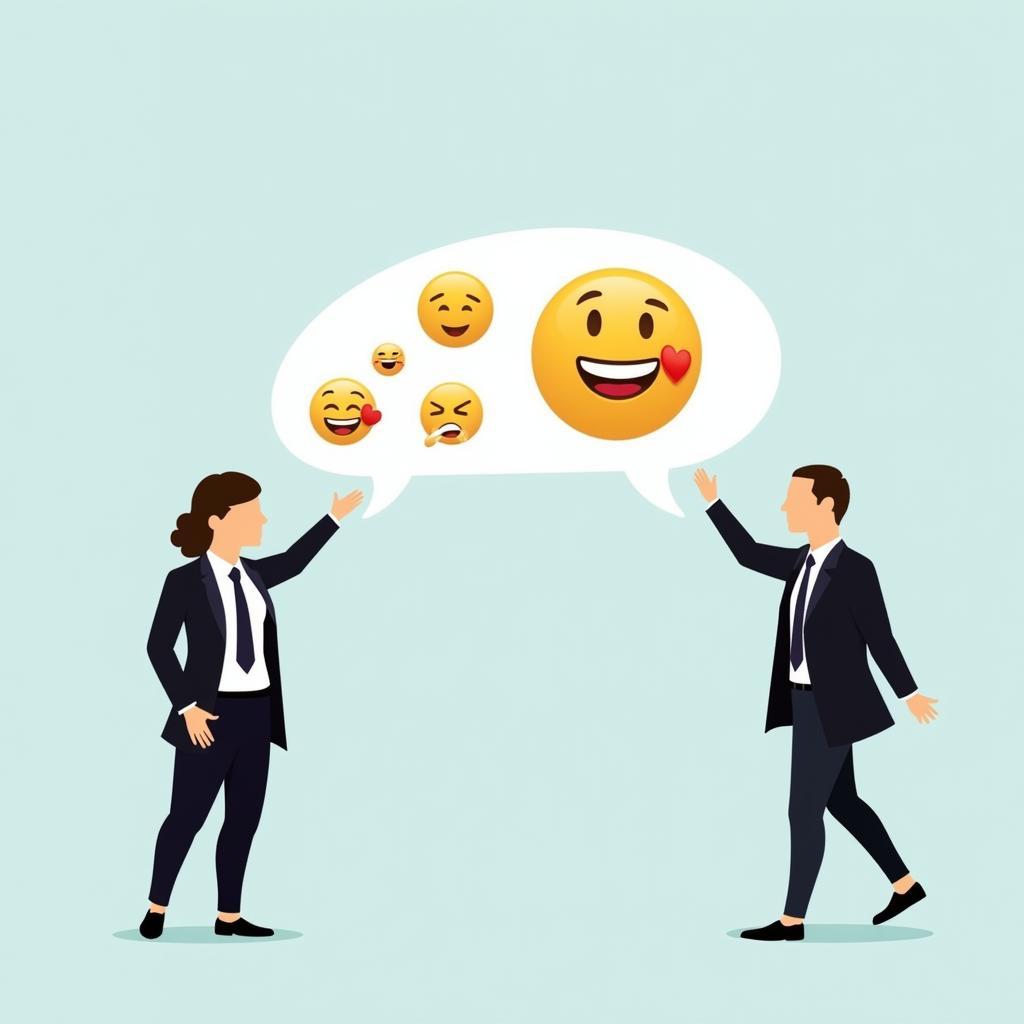 Sử dụng emoji phù hợp trong tin nhắn