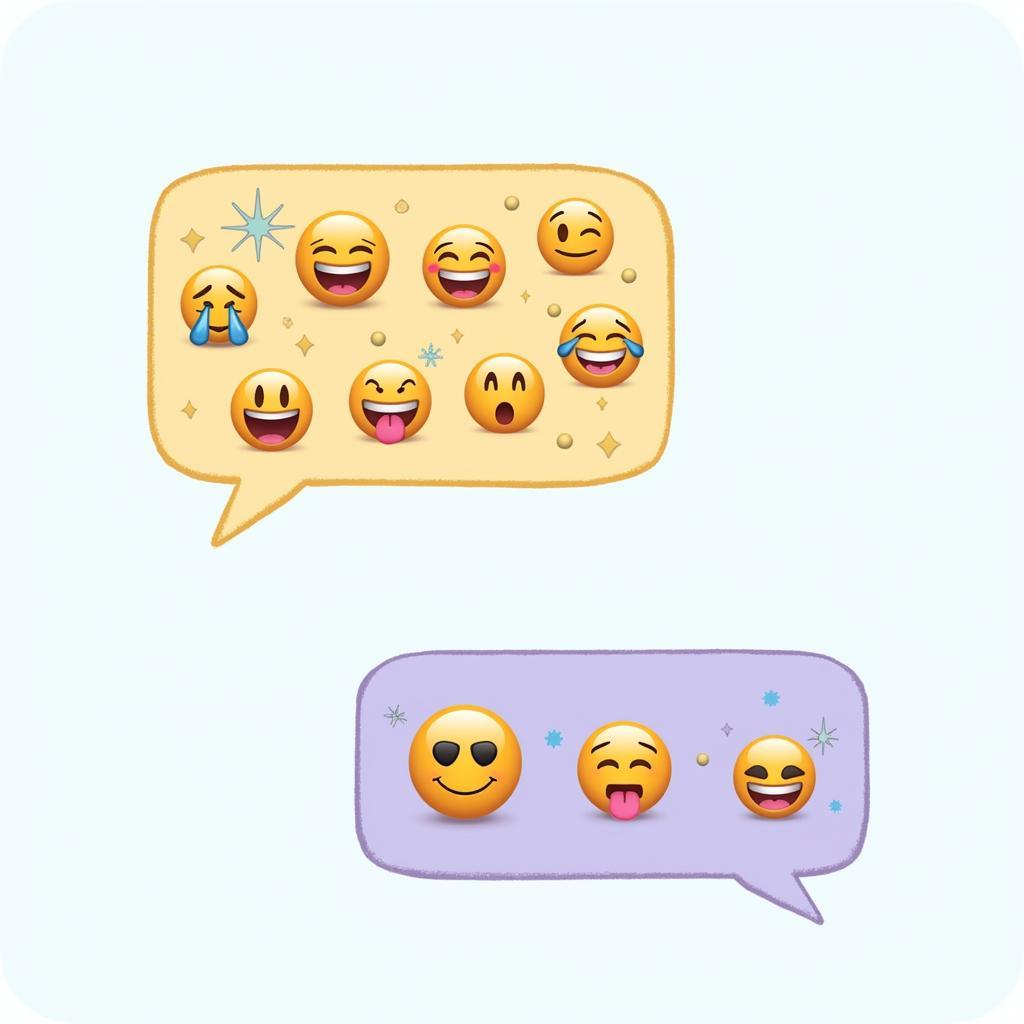 Sử dụng emoji vừa phải trong tin nhắn