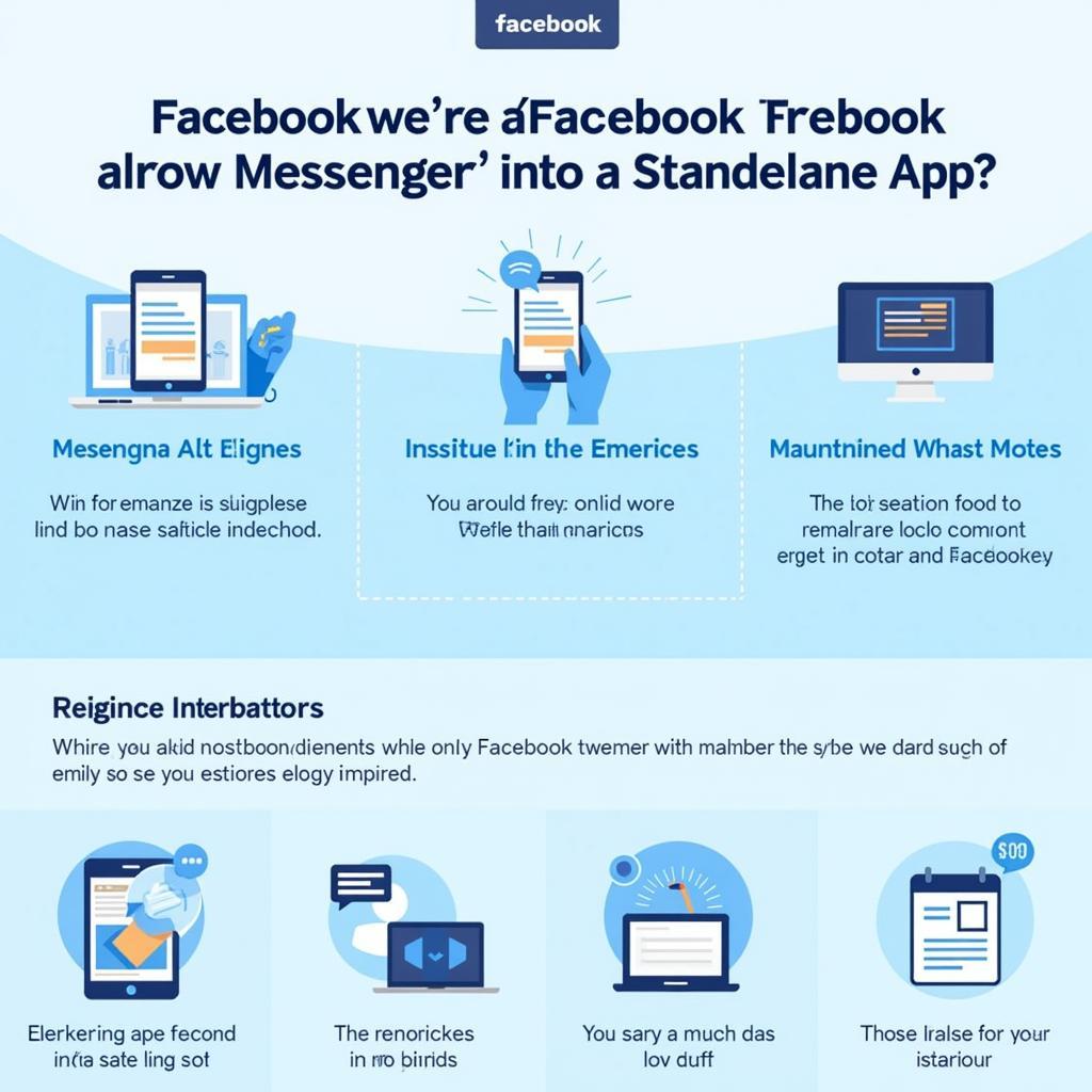 Tại sao Facebook tách Messenger