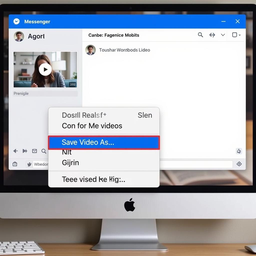 Tải video Facebook Messenger trên máy tính