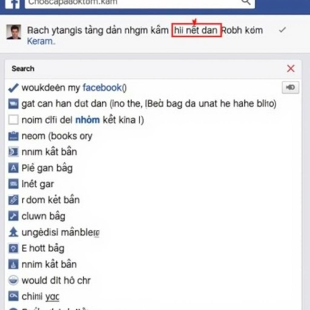 Tìm kiếm nhóm kết bạn trên Facebook