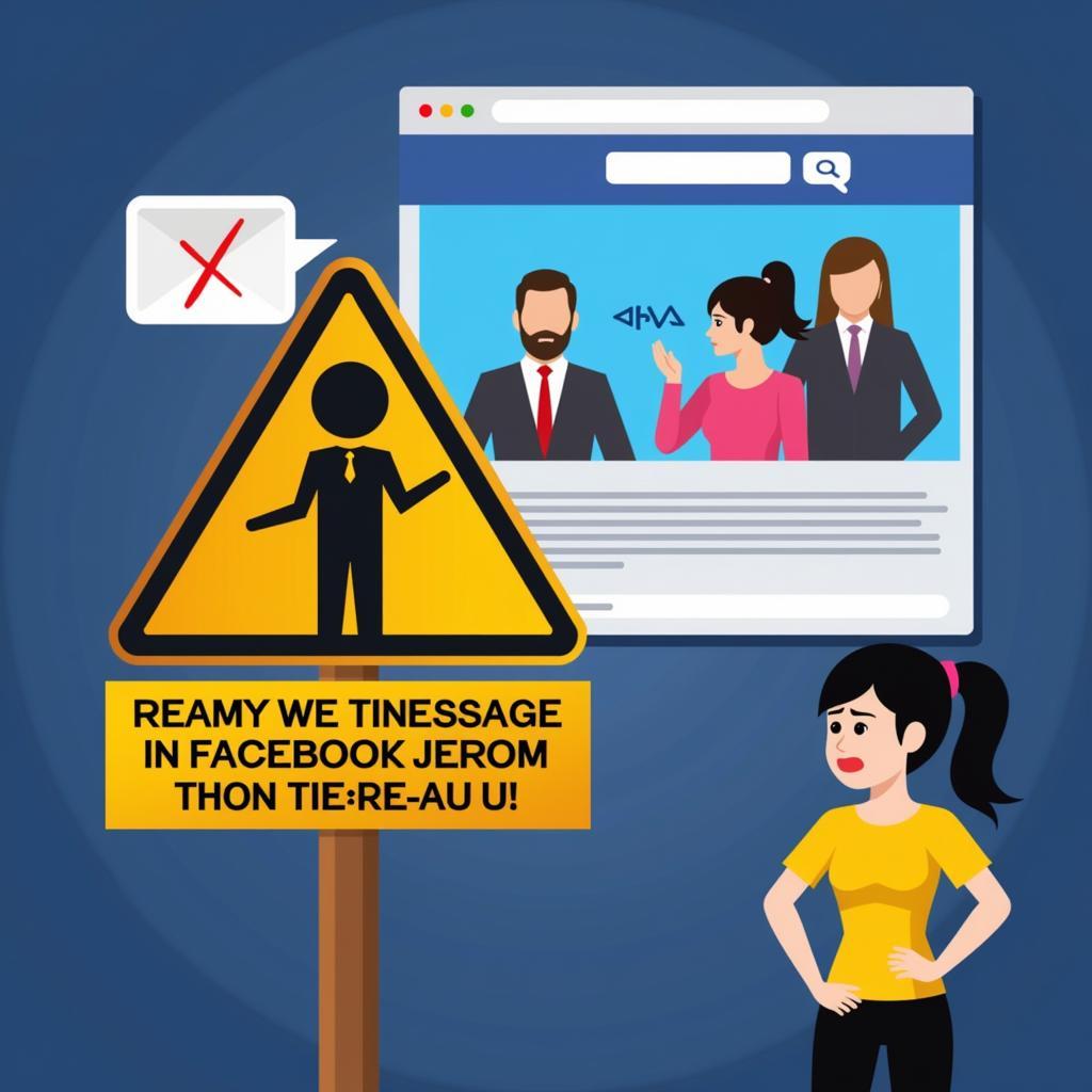 Cảnh báo lừa đảo xem tin nhắn Facebook