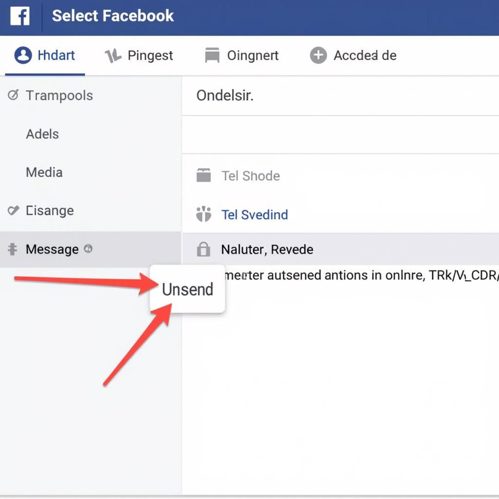 Xóa tin nhắn Facebook trên máy tính