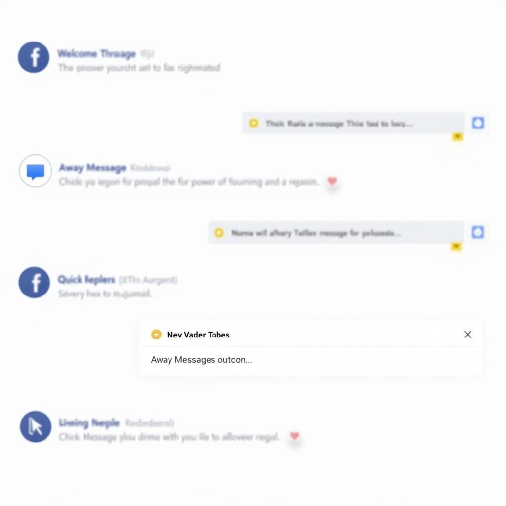 Các loại tin nhắn tự động phổ biến trên Facebook