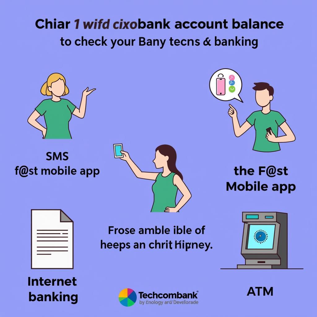 Các phương thức kiểm tra tài khoản Techcombank