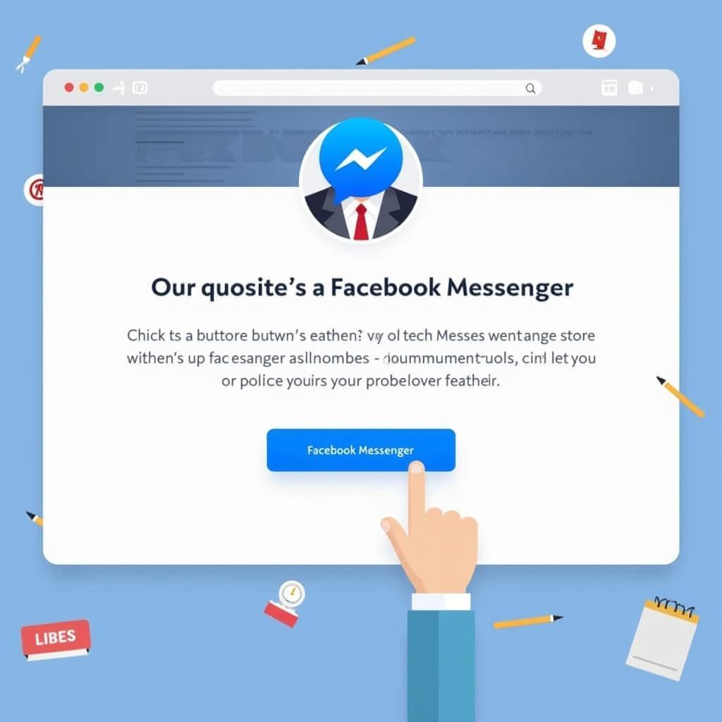 Hướng dẫn tích hợp nút nhắn tin Facebook vào website