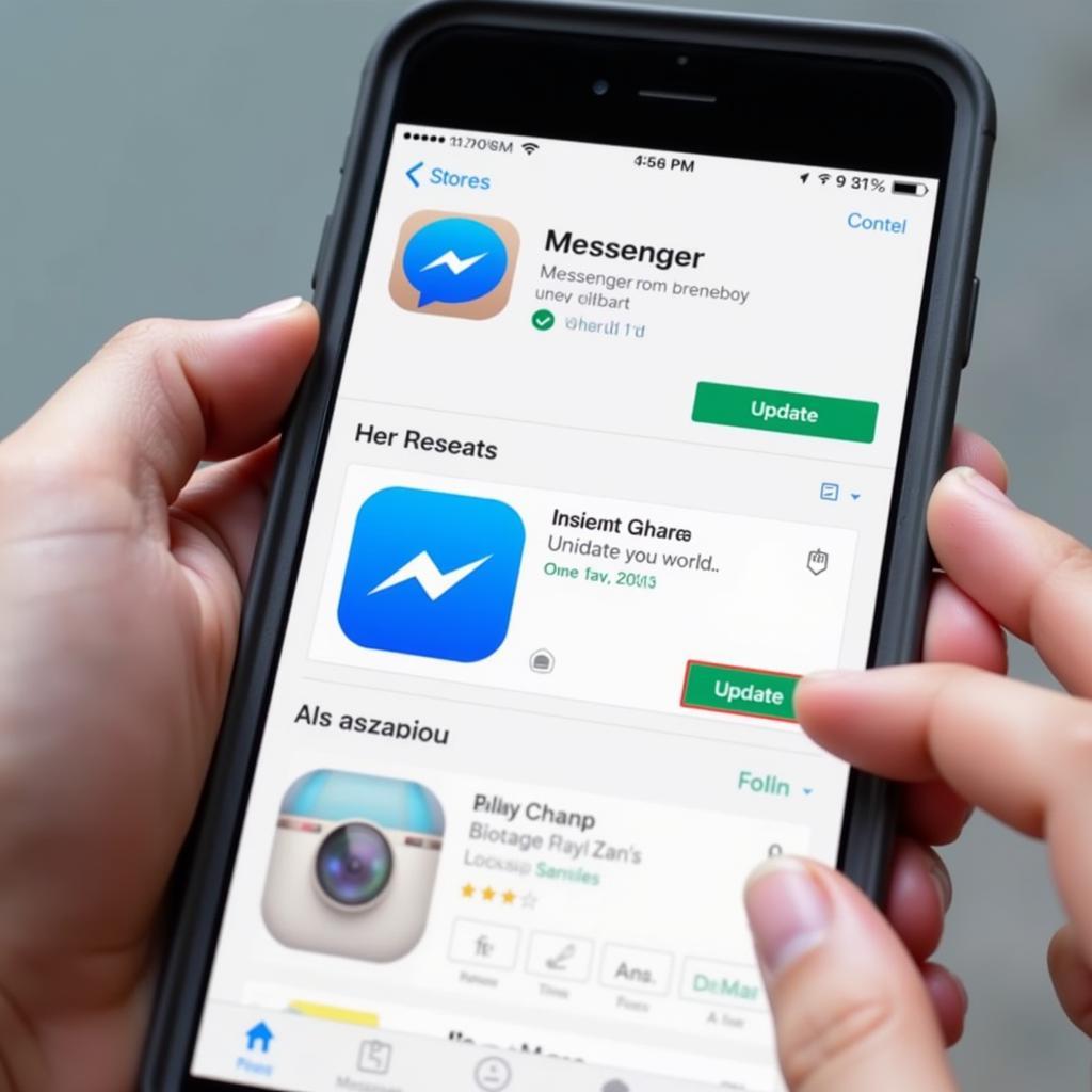 Cập nhật ứng dụng Messenger