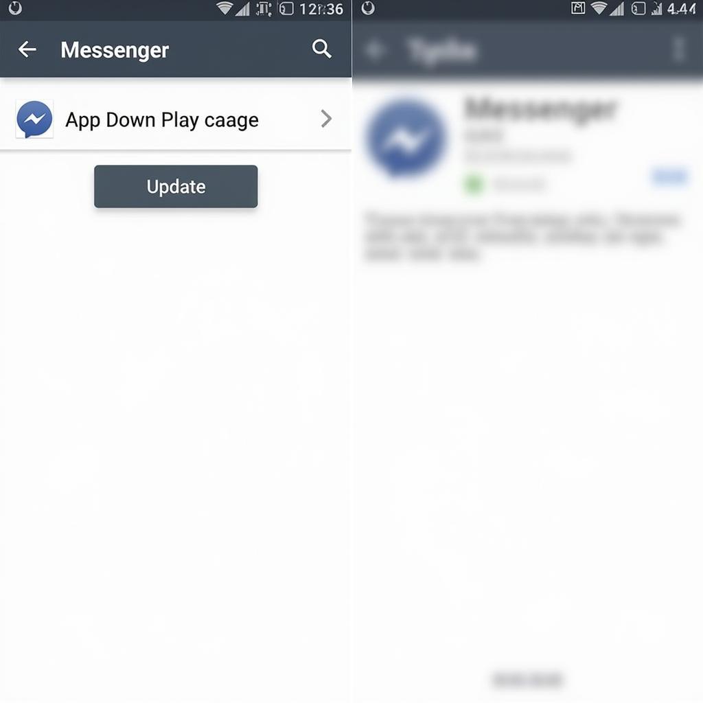 Cập nhật ứng dụng Messenger trên điện thoại Android