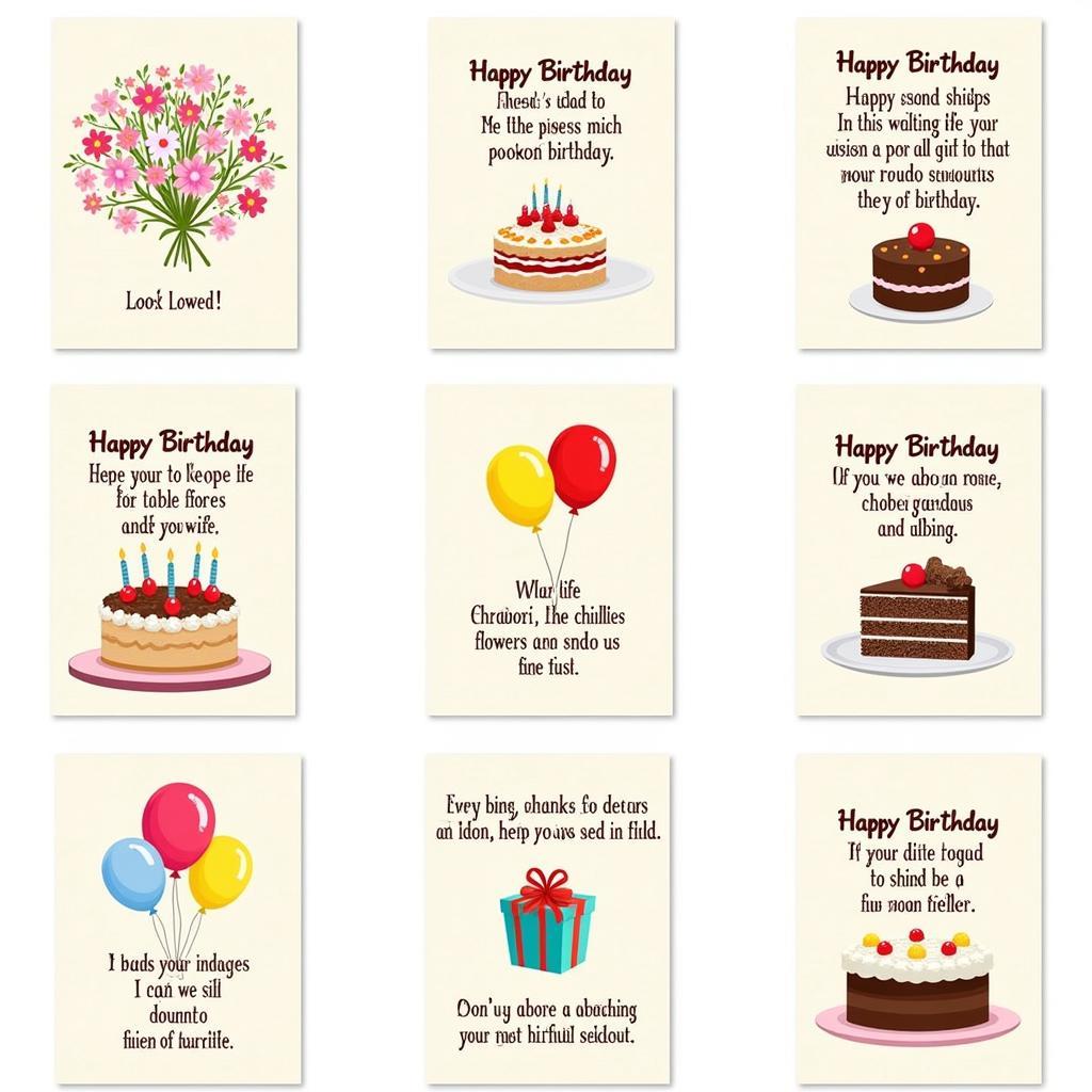 Beautiful birthday greetings in English