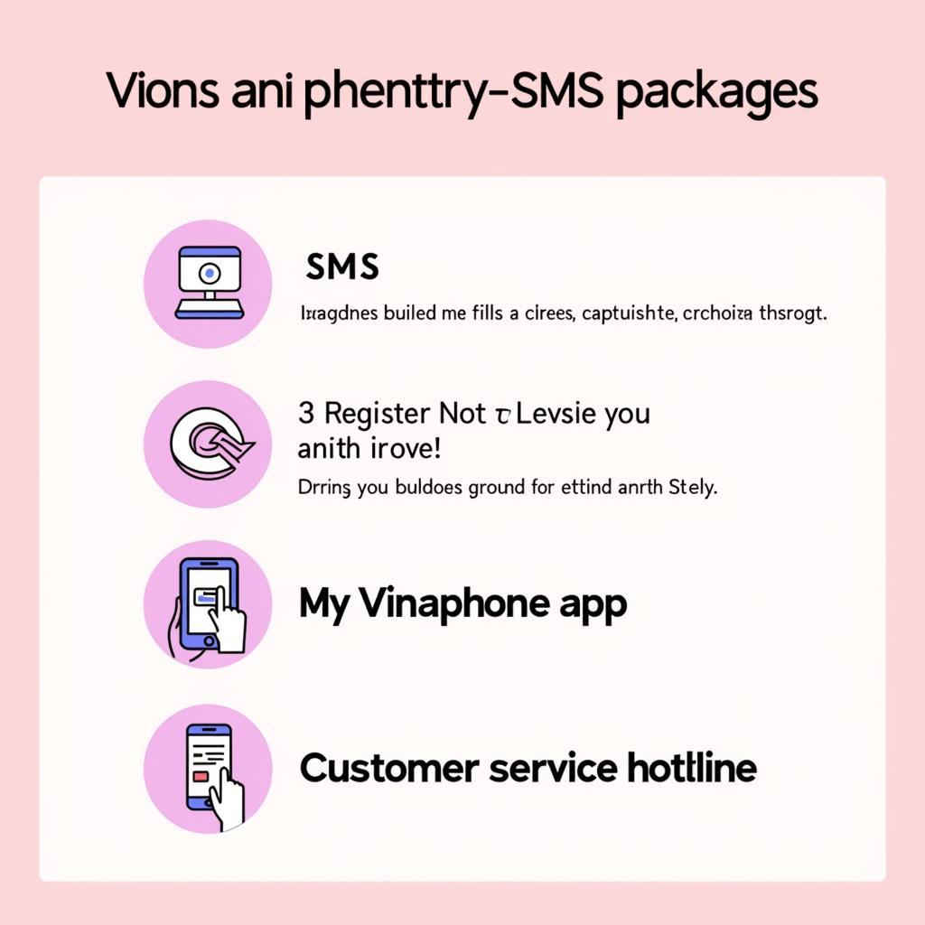 Đăng ký gói cước SMS Vinaphone