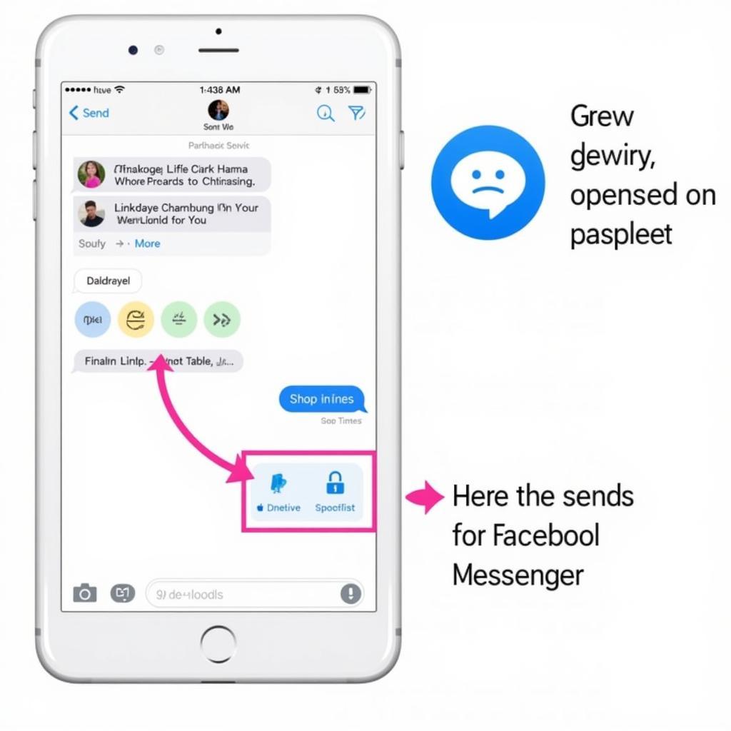 Gửi nhạc qua Messenger trên điện thoại