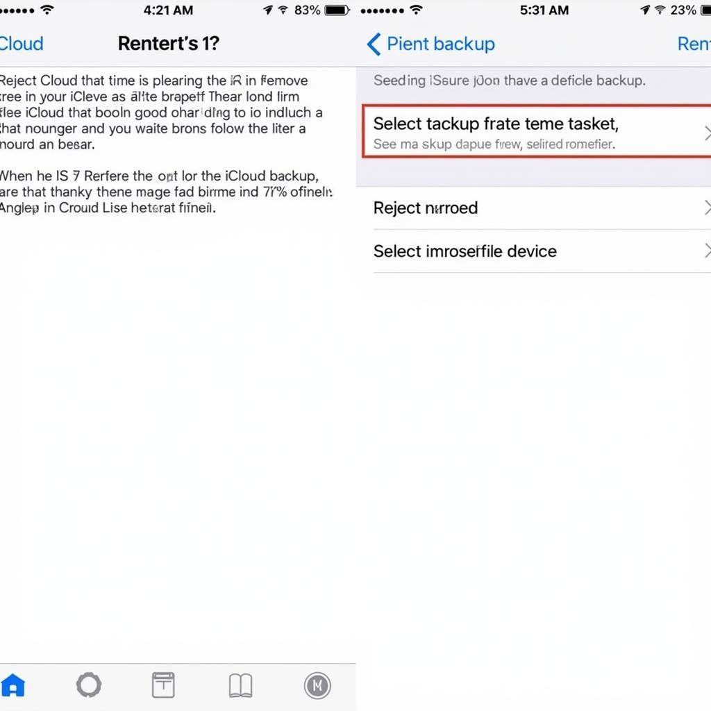 Khôi phục tin nhắn từ iCloud Backup trên iOS 9