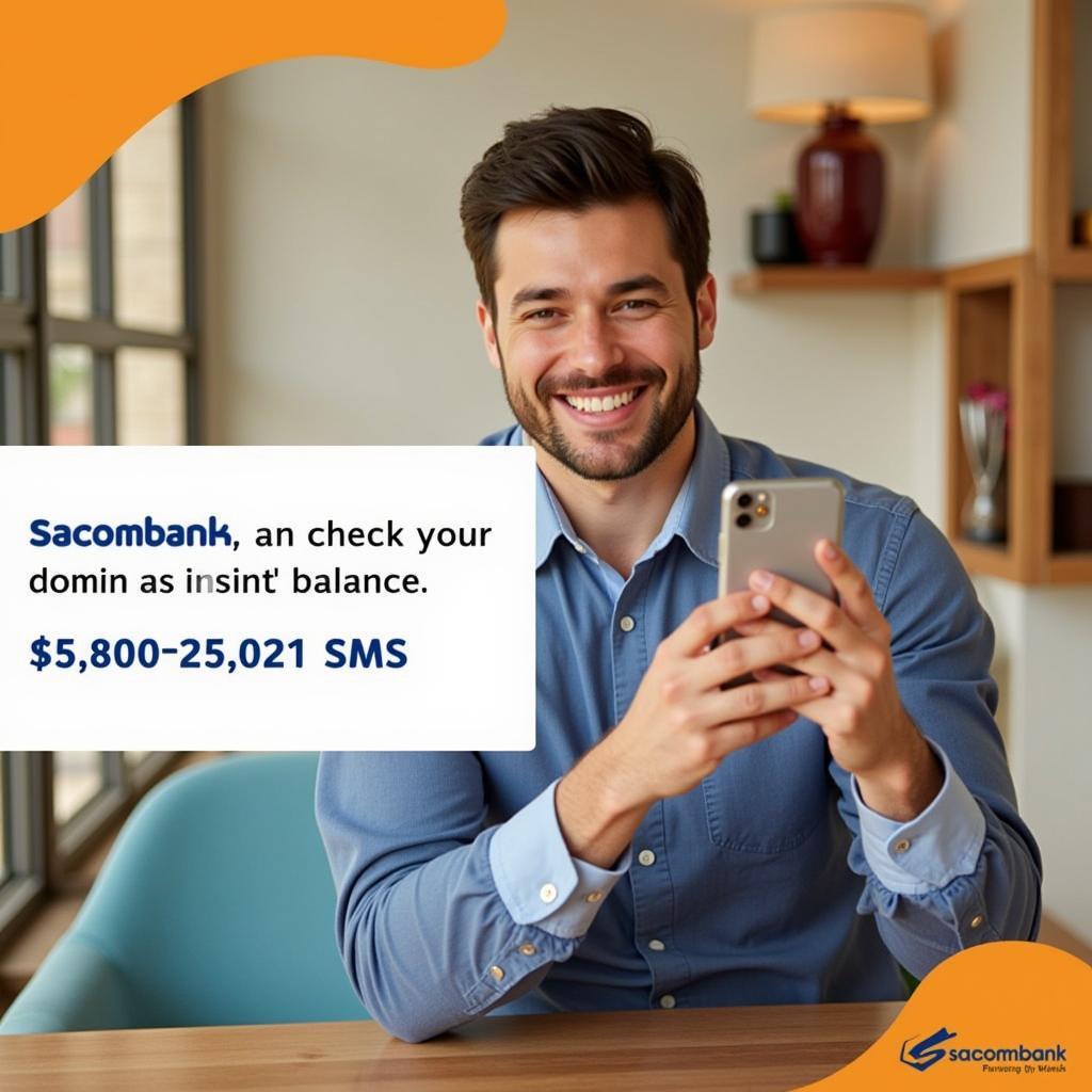 Kiểm tra số dư Sacombank qua tin nhắn