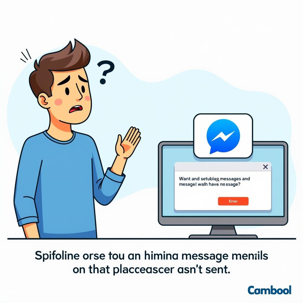 Lỗi Messenger gửi không được tin nhắn