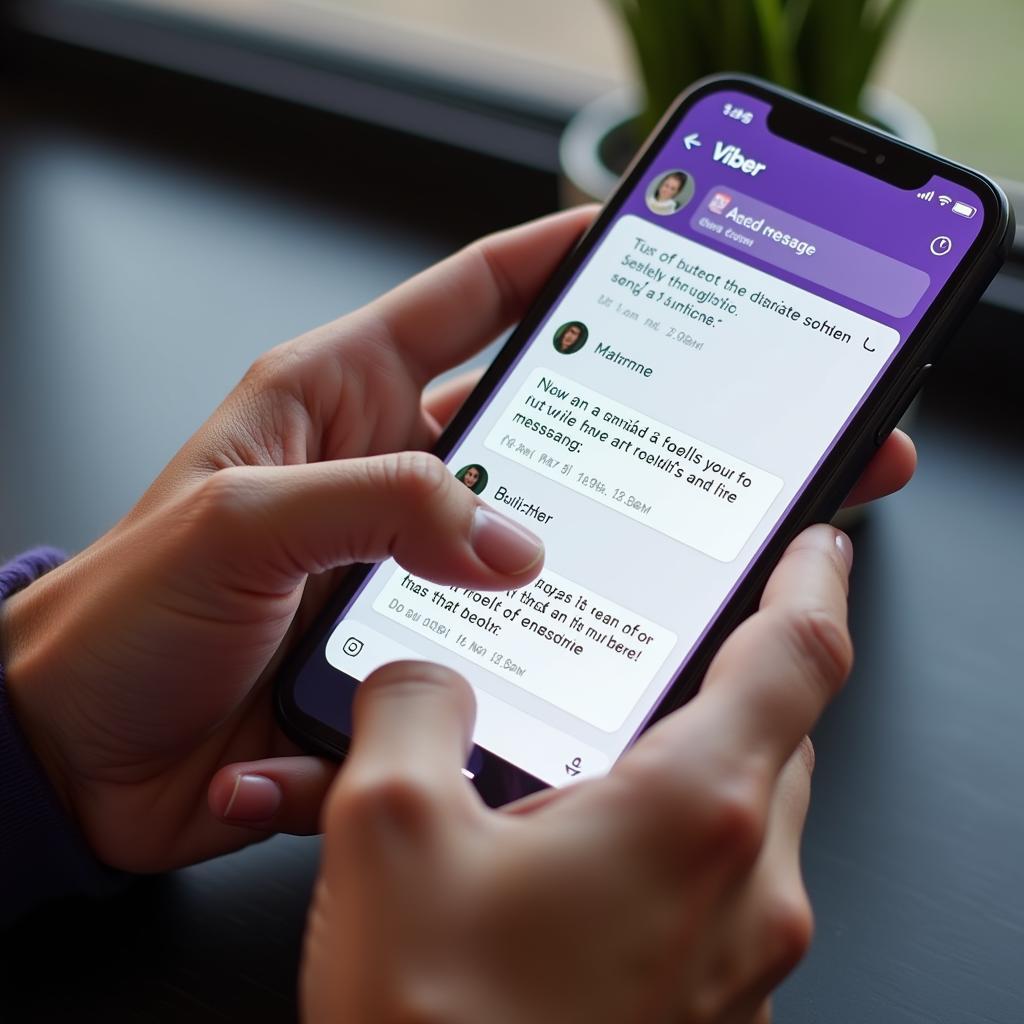 Nhắn tin Viber nhiều tin cùng lúc trên điện thoại