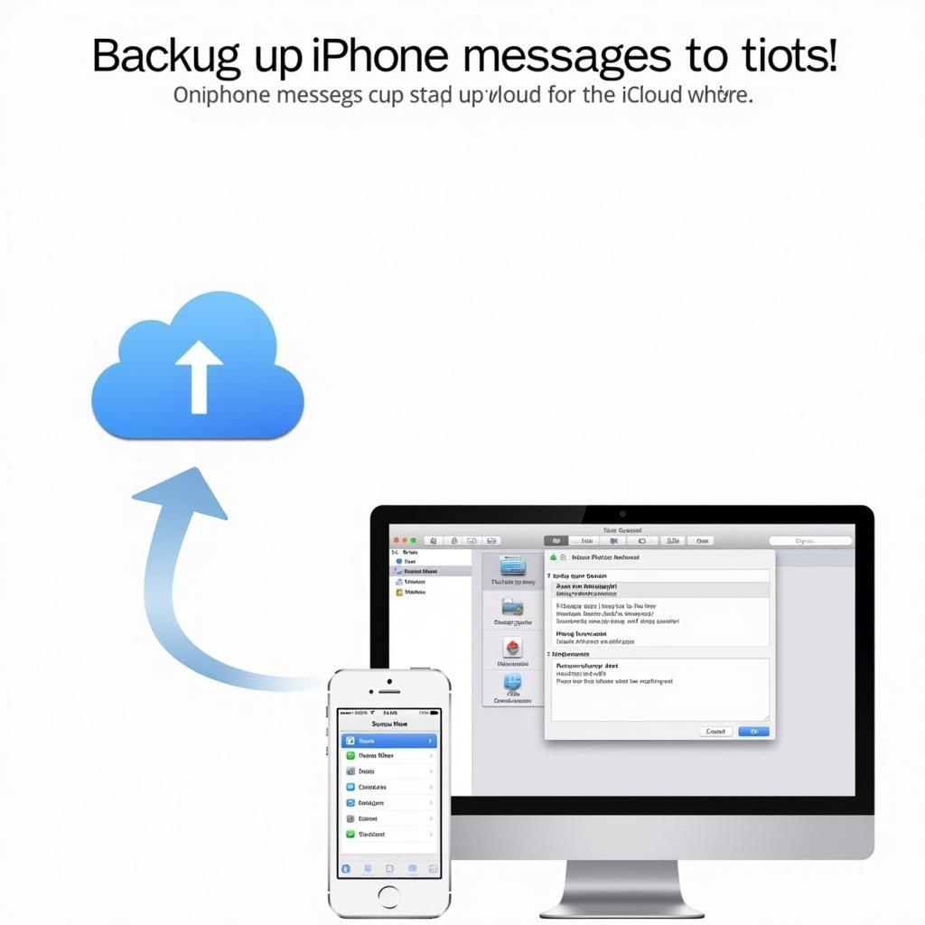 Sao lưu tin nhắn iPhone vào máy tính qua iCloud