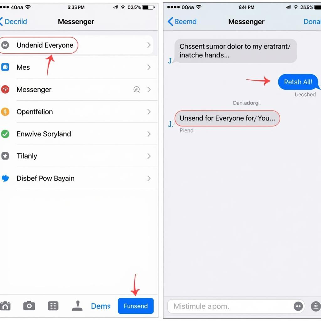 Hướng dẫn thu hồi tin nhắn Messenger cả 2 bên