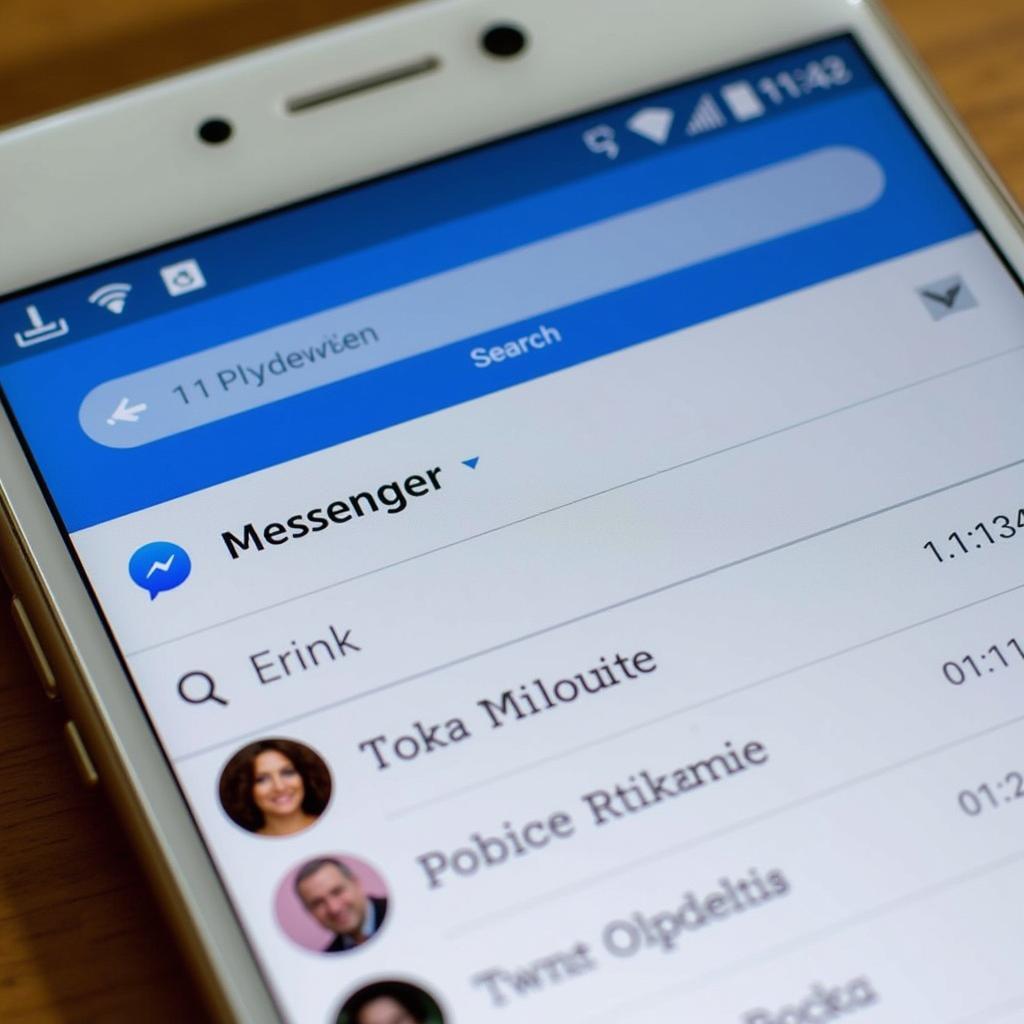 Tìm kiếm tin nhắn cũ trên Messenger điện thoại