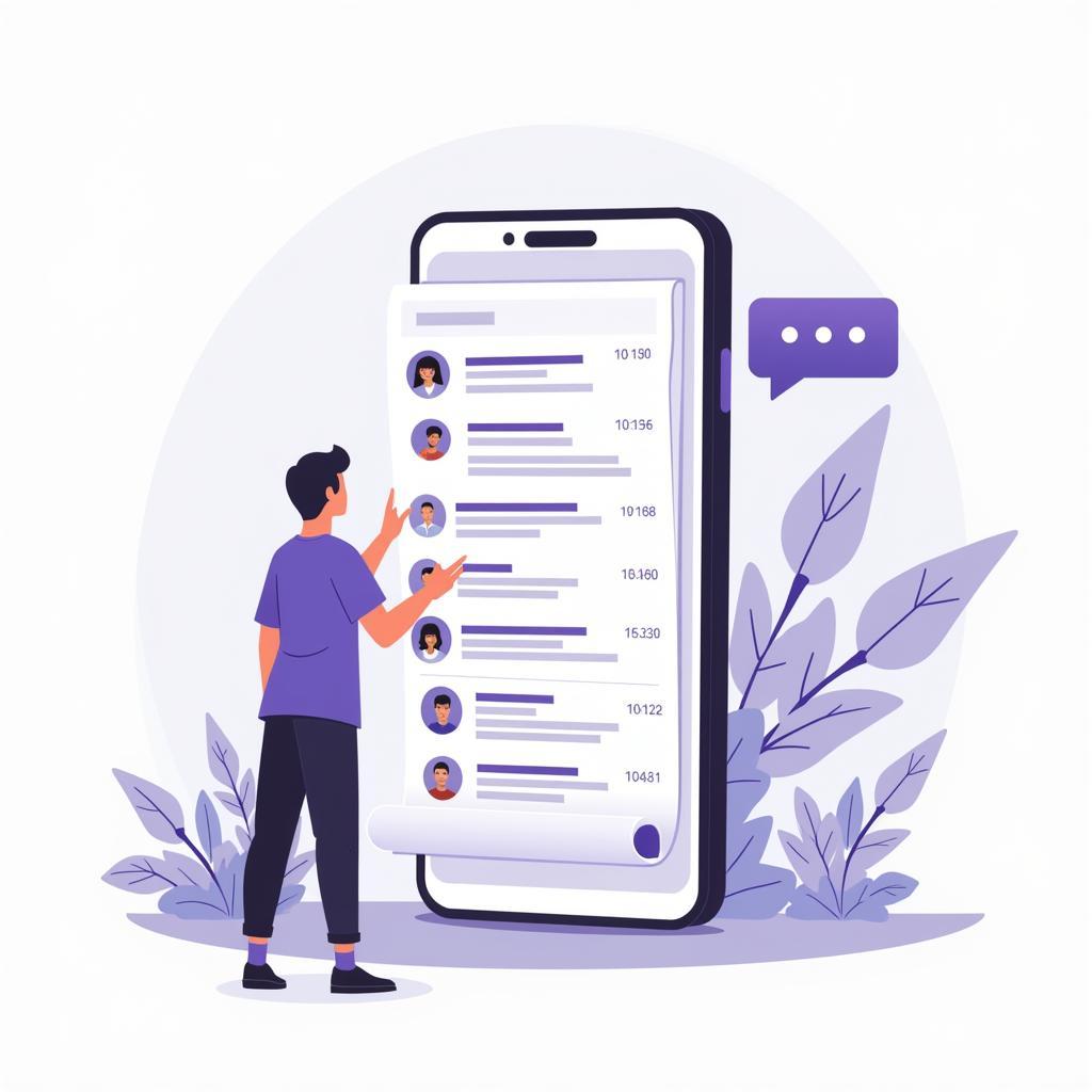 Tìm kiếm tin nhắn cũ trên Viber theo ngày tháng