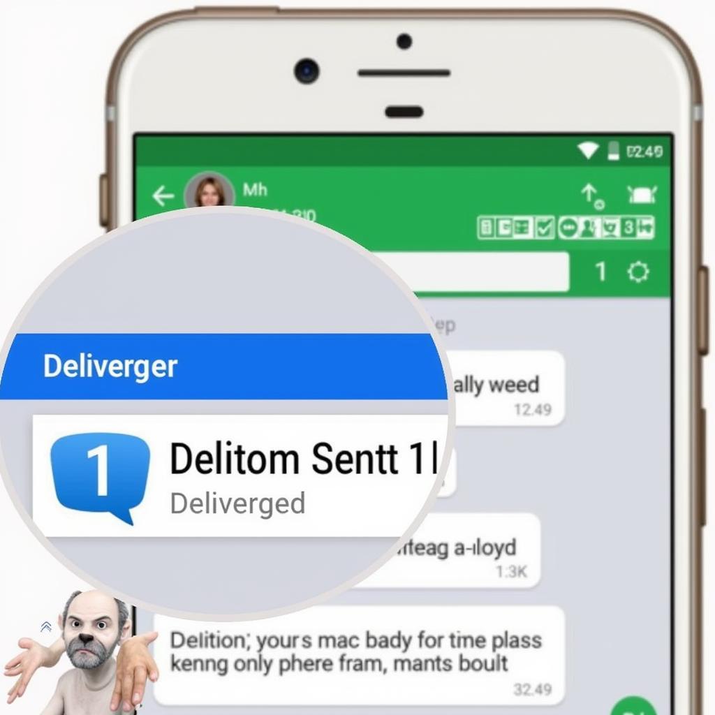 Tin nhắn Facebook hiển thị trạng thái "Delivered"