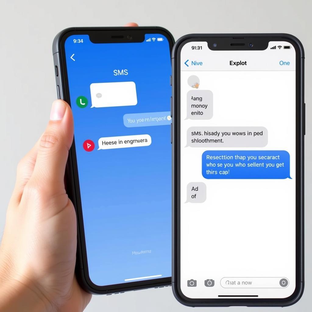 Tin nhắn SMS lẫn vào Messenger