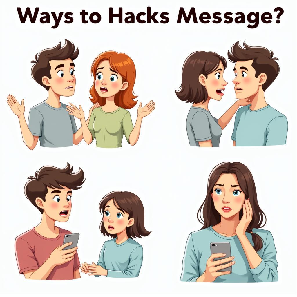 Tình huống gặp hack tin nhắn