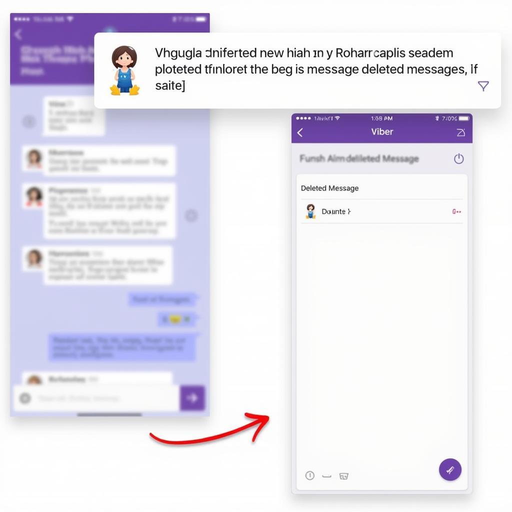 Viber tự động xóa tin nhắn đã xóa - Minh họa 1