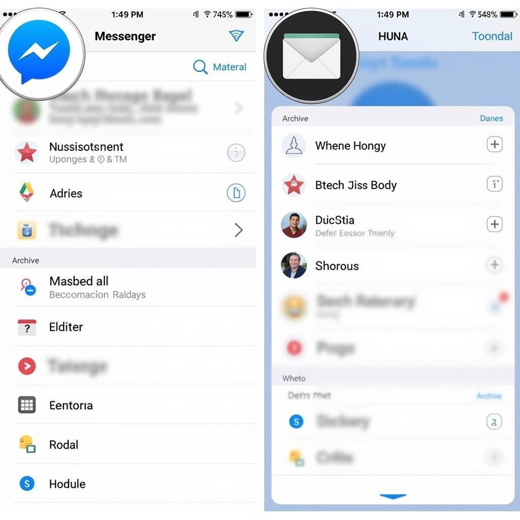 Xem tin nhắn đã lưu trữ trên Messenger