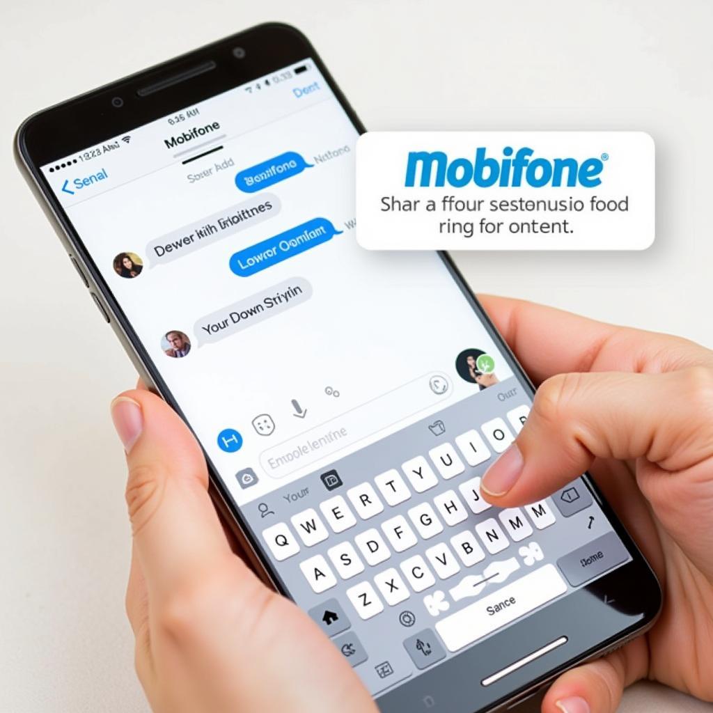 Tìm kiếm nhạc chờ Mobifone qua tin nhắn